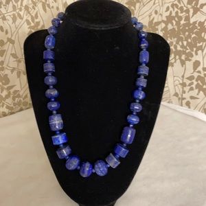 Vintage Jay King Lapis necklace EUC